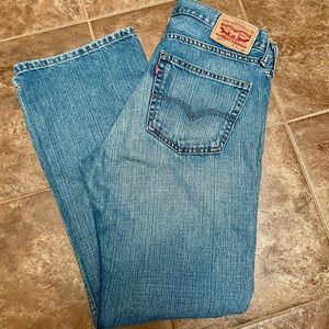 Mens vintage stone washed 527 Levi’s jeans 34x30 boot cut